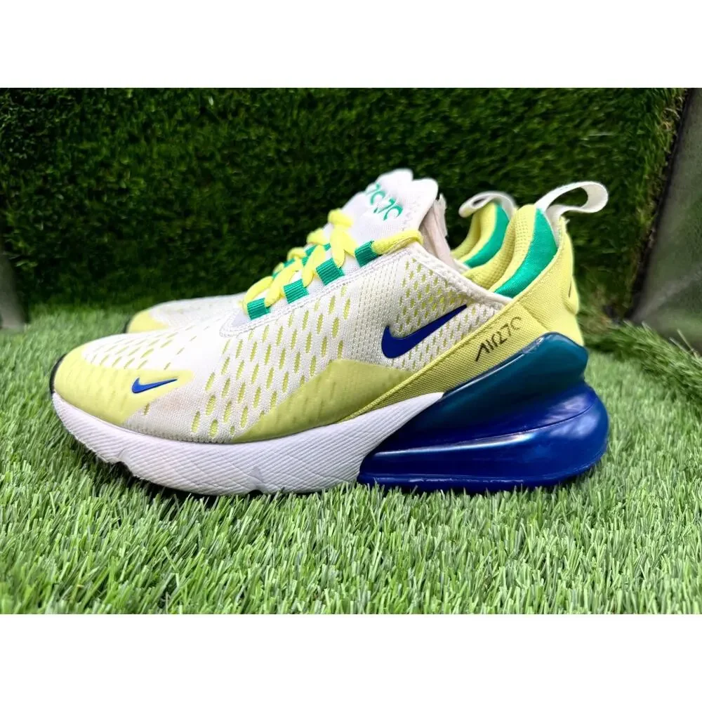 Nike Air Max 270 FN6982-100 Athletic Sneaker Boy 5Y White Synthetic Road Running